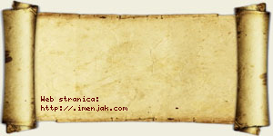 Isak Damjanović vizit kartica